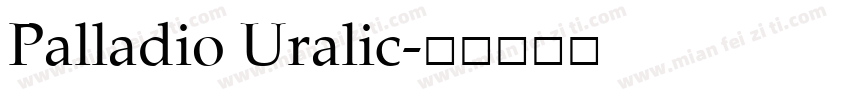 Palladio Uralic字体转换